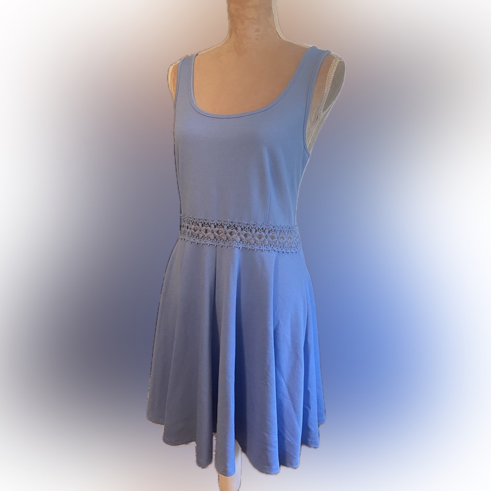 Altar'd State Light Blue Lace Dress